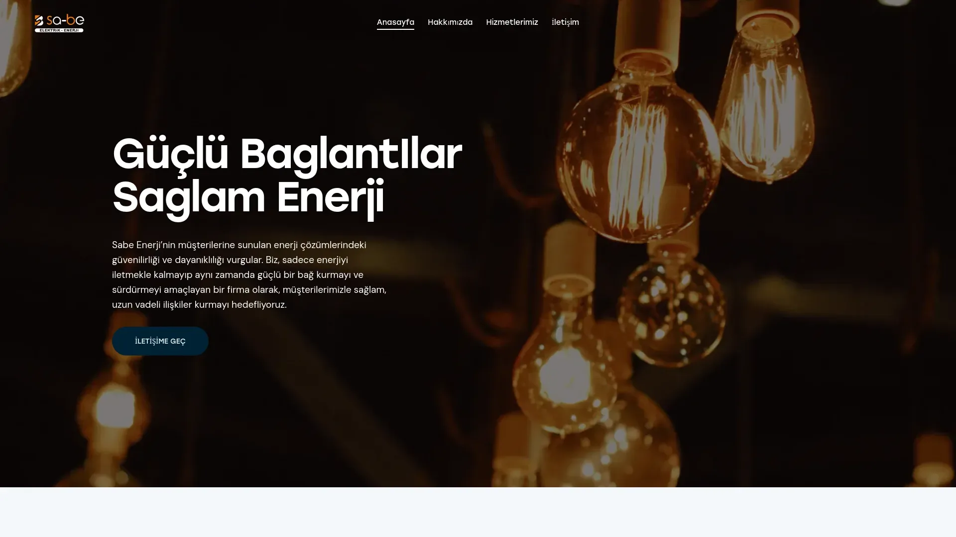 Sa-Be Elektrik & Enerji web sitesi referansı